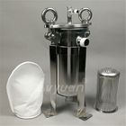 Type industriel de filtre de l'eau cartouche à haute pression du panier SS304 de sac d'acier inoxydable de filtration pré 32 pouces 5 microns
