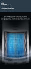 Ménage Ion Purifier With Ultraviolet Rays négatif d'écran d'affichage à cristaux liquides