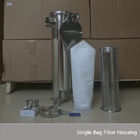 Logement de filtre de micron du noyau 89mm 0.1um 0.22um de PTF de vin de lait de boisson