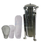 5 microns 304 de filtre à manches d'acier inoxydable de logements pour le système de traitement liquide de l'eau