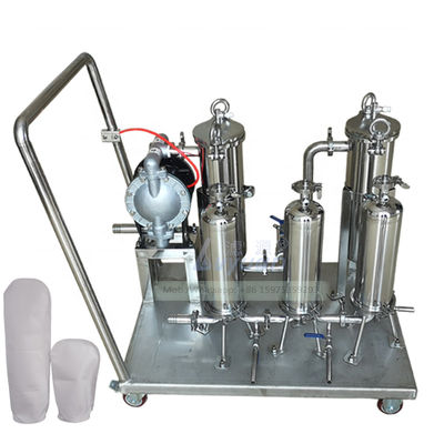 Le multiple présente 180mm 50 machine de filtration de liquide du micro SS304