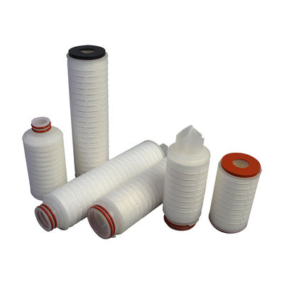 cartouche filtrante plissée par pp de l'identification PTFE de 28mm avec 226 222 appartements/aileron